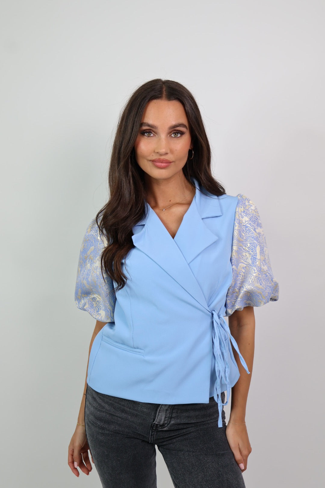 Kelly blazer met korte mouwen