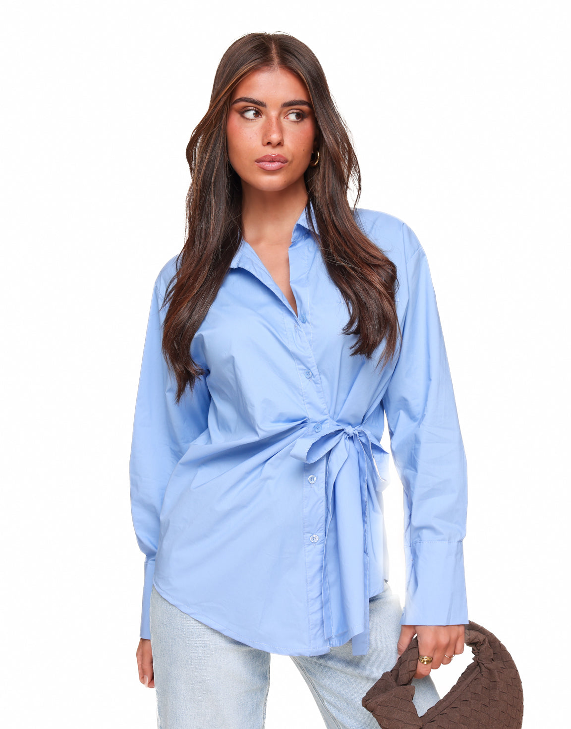 Getailleerde Schuine Strik - Blouse