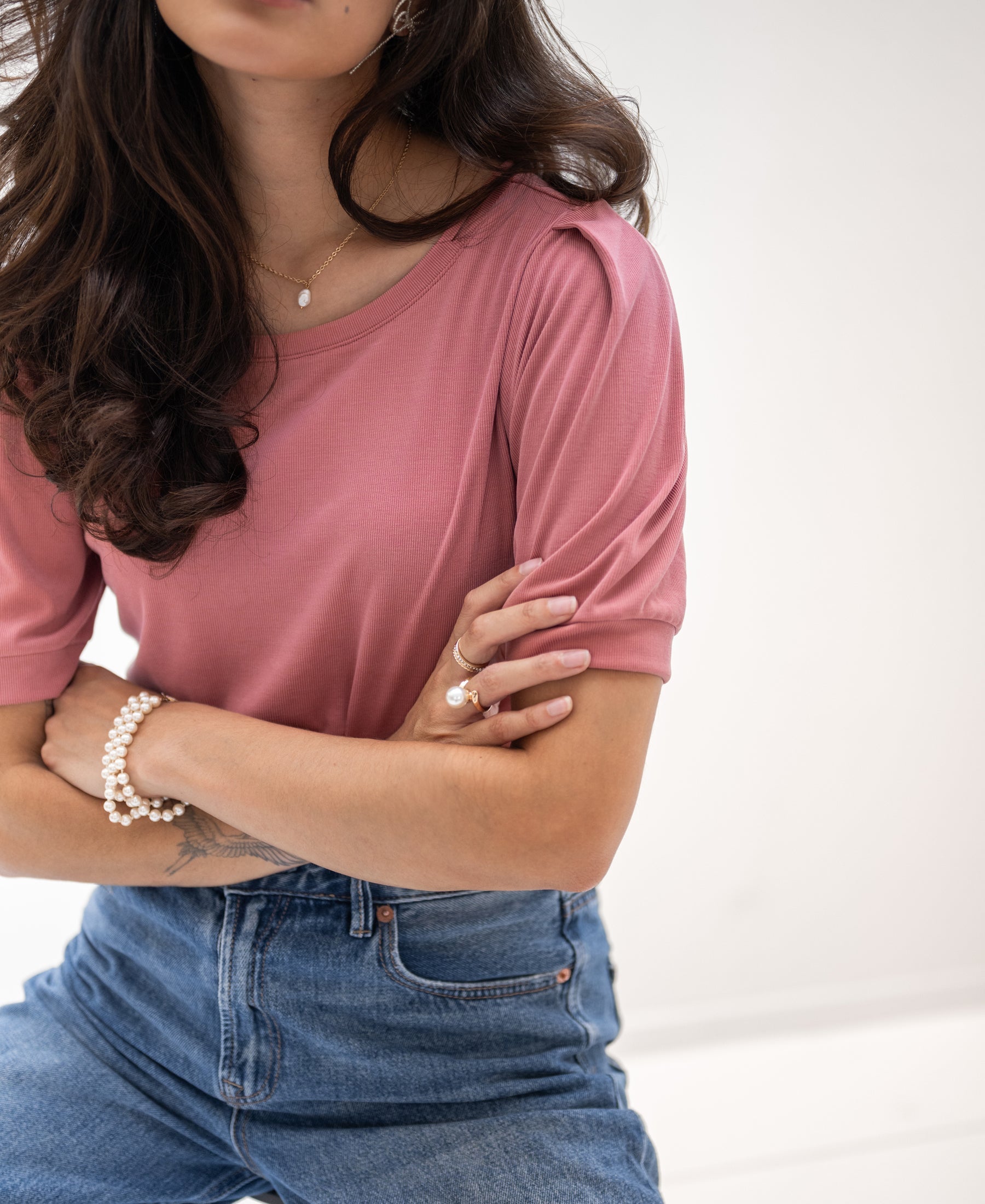 Rib T-shirt LA PHILA